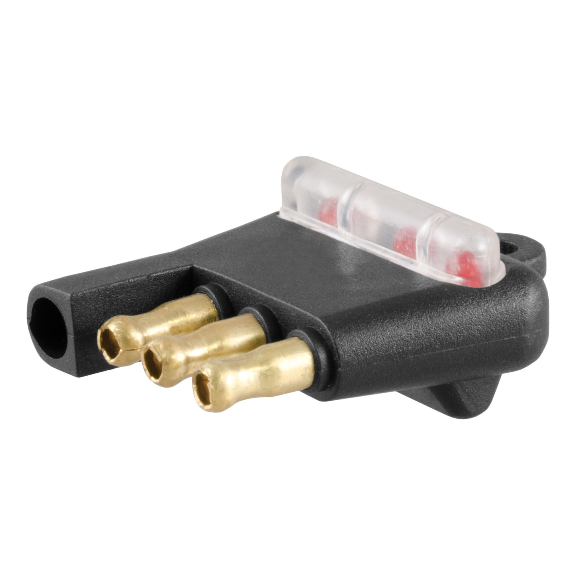 Curt Manufacturing 4-Pin Flat Trailer Wiring Towing Vehicle Socket Tester — LED Lights, Model# 58260
